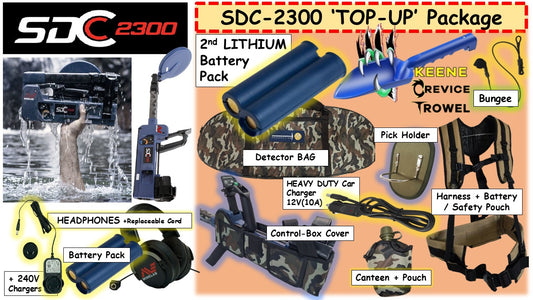 MINELAB SDC 2300 PERFORMANCE PACKAGE