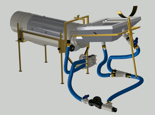 10 Inch Trommel - Water Motor Drive