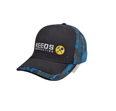 Blue CAMO Reeds Cap