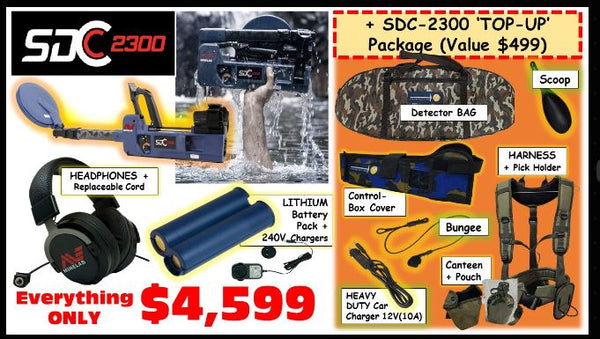 MINELAB SDC 2300 PERFORMANCE PACKAGE