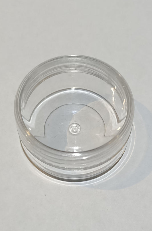 Small Clear Round Plastic Display Pod