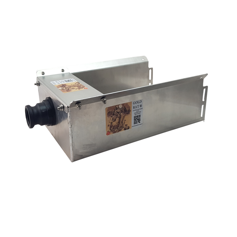 Header box for 10 inch sluice w/ Male camlock
