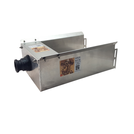 Header box for 10 inch sluice w/ Male camlock
