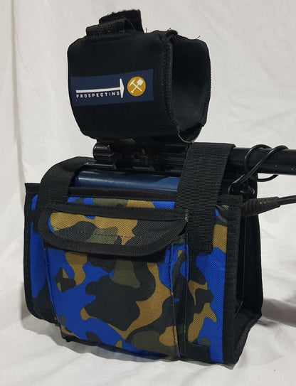 GPX / GP / SD Control Box Cover with Finds Pouch - Blue Camo