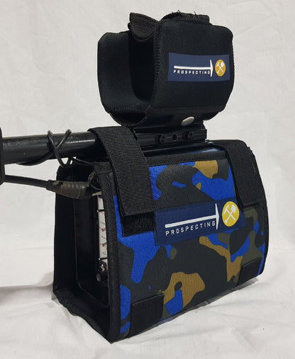 GPX / GP / SD Control Box Cover with Finds Pouch - Blue Camo