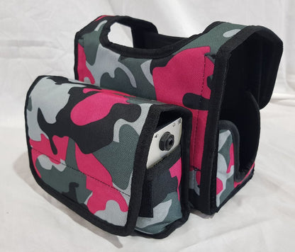 GPX / GP / SD Control Box Cover with Velcro Pouch - Pink Camo