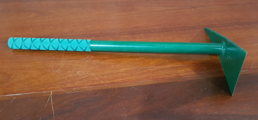 Small Green Pick METAL Handle Rubber Grip