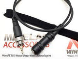 Minelab Waterproof Headphones Adaptor Cable 3.5mm Equinox