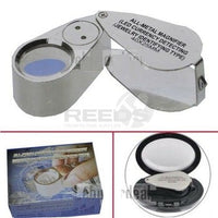 x40 Hand Lens LOUPE with UV & LIGHT